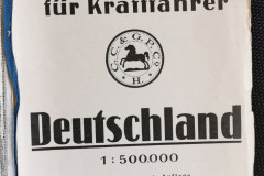 Continental Atlas für Kraftfahrer aus der NS-Zeit im Bereich Chiemgau